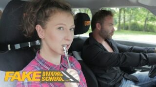 Fake Driving School – Peter Stallion Will Do Anything To Get His License, Including Emylia Argan